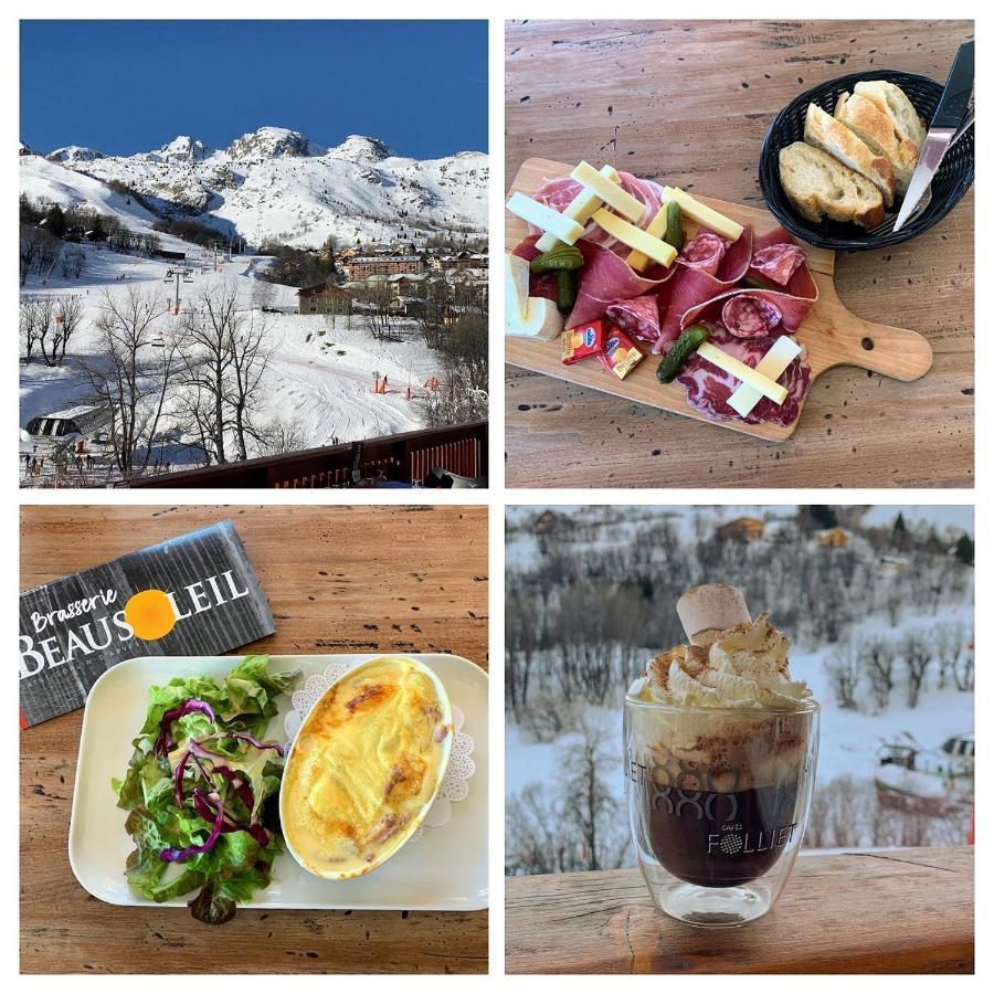 Chalet Beausoleil 4 Etoiles - Prestige - Au Pied Du Col De La Croix De Fer Saint-Sorlin-dʼArves エクステリア 写真