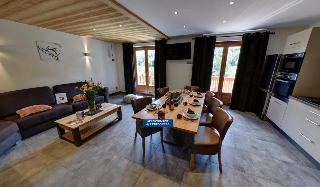 Chalet Beausoleil 4 Etoiles - Prestige - Au Pied Du Col De La Croix De Fer Saint-Sorlin-dʼArves エクステリア 写真